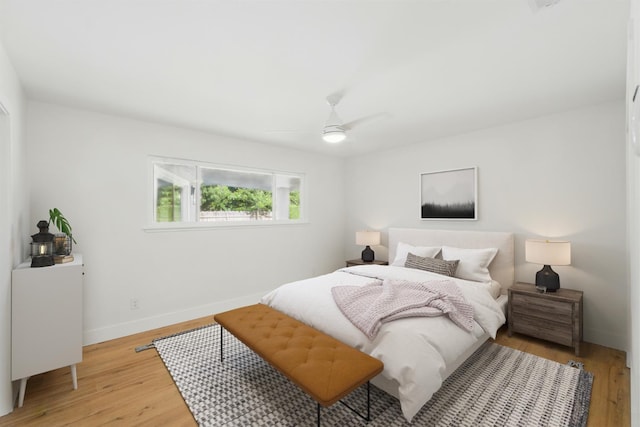 2712 Westgate Dr, Madera, CA 93637 - bedroom featuring light wood-type flooring and a ceiling fan