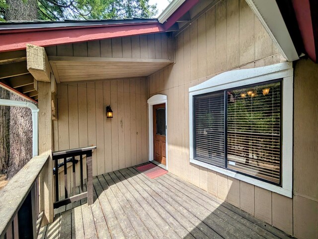 41016 Woodridge Ln, Shaver Lake, CA 93664 - view of wooden terrace