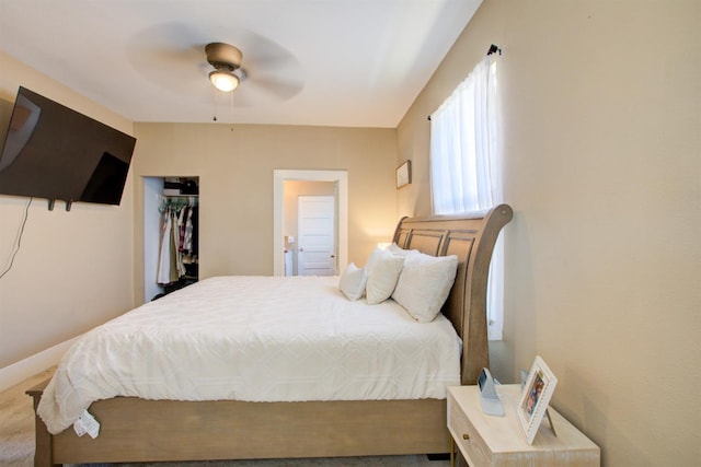 431 S Laurel, Turlock, CA 95380 - bedroom featuring a closet, ceiling fan, and carpet floors