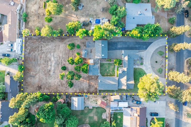 view of property location with property parcel outlined