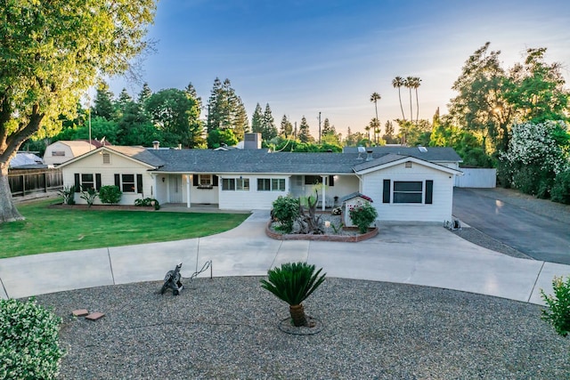 view of ranch-style house