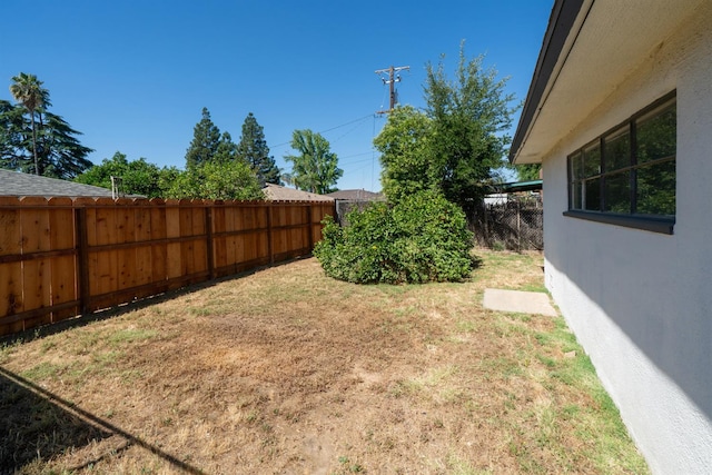 view of yard