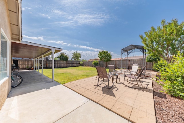 view of patio