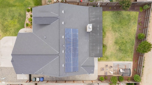 view from above of property