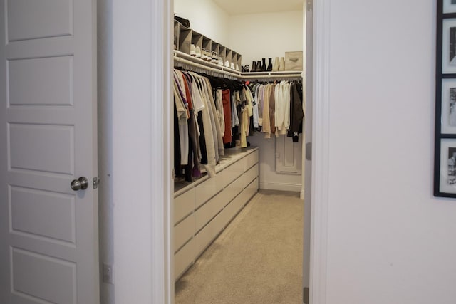 324 Sunset Dr S, Madera, CA 93636 - walk in closet featuring light colored carpet