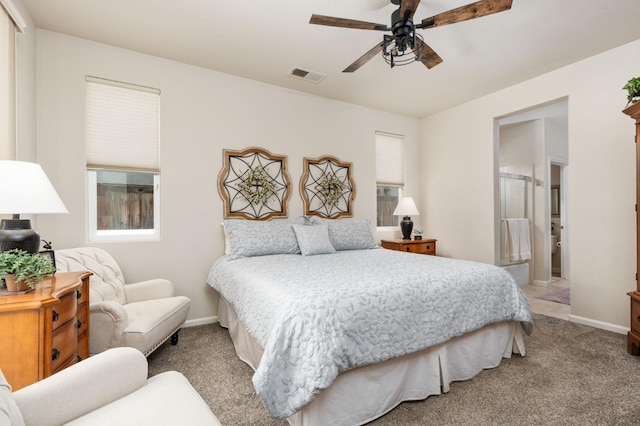 3942 Harlan Ranch Blvd, Clovis, CA 93619 - bedroom featuring carpet, baseboards, and ceiling fan