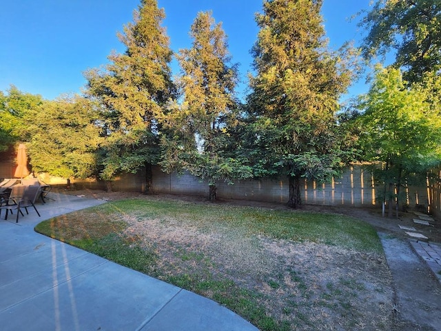5788 E Mono St, Fresno, CA 93727 - view of yard featuring a patio area