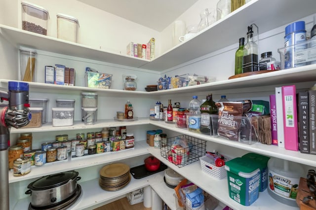 view of pantry