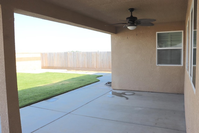 1884 Clover, Dinuba, CA 93618 - view of patio with ceiling fan