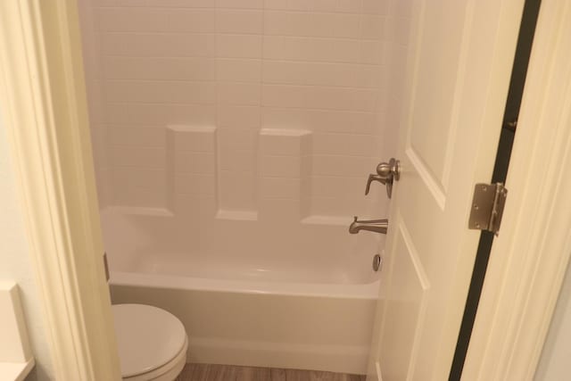 1884 Clover, Dinuba, CA 93618 - bathroom featuring toilet and bathing tub / shower combination