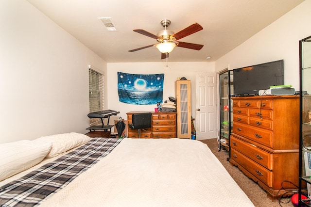 45704 Butternut Ln, Yokuts Valley, CA 93675 - carpeted bedroom featuring ceiling fan
