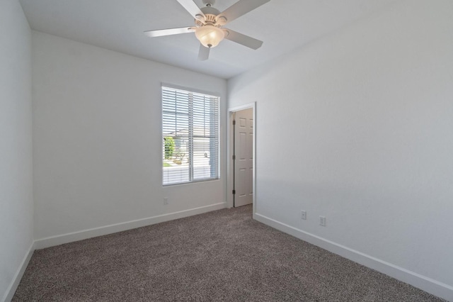 3822 Hannah Ln, Clovis, CA 93619 - carpeted empty room featuring baseboards and a ceiling fan