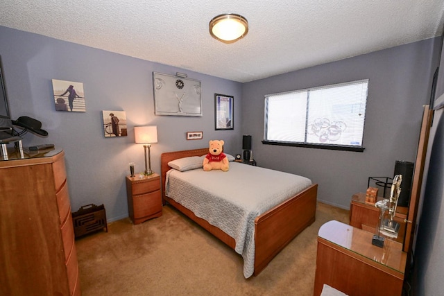 6340 N Gilroy Ave, Fresno, CA 93722 - bedroom with light carpet and a textured ceiling