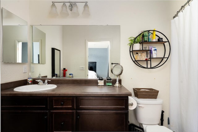 2326 W Flagstaff, Visalia, CA 93291 - bathroom with vanity and toilet