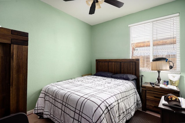 2326 W Flagstaff, Visalia, CA 93291 - carpeted bedroom with baseboards and ceiling fan