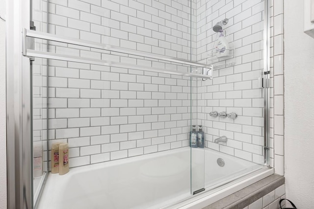 56981 Sequoia Dr, Springville, CA 93265 - full bathroom featuring bath / shower combo with glass door