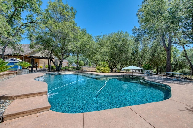 47307 Sunshine Terrace Dr, Coarsegold, CA 93614 - outdoor pool with a patio area