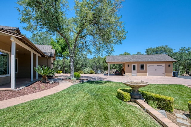 47307 Sunshine Terrace Dr, Coarsegold, CA 93614 - view of grassy yard featuring concrete driveway
