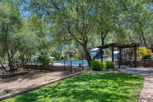 47307 Sunshine Terrace Dr, Coarsegold, CA 93614 - view of yard with a community pool
