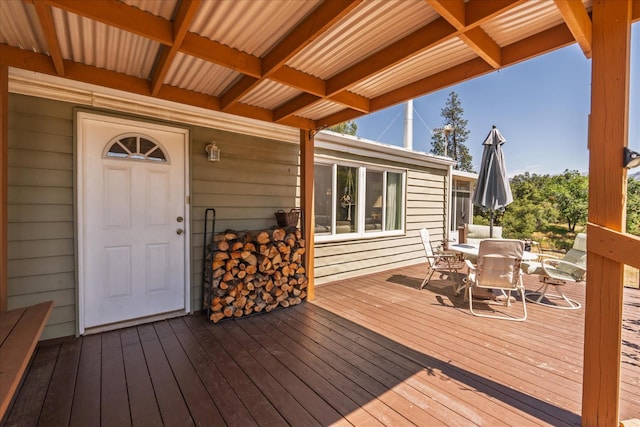34133 Keller Rd, North Fork, CA 93643 - deck with outdoor dining space