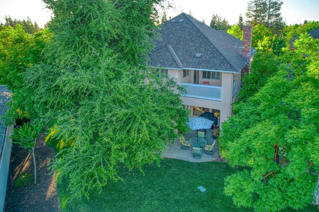 2895 W Kensington Ln, Fresno, CA 93711 - view from above of property