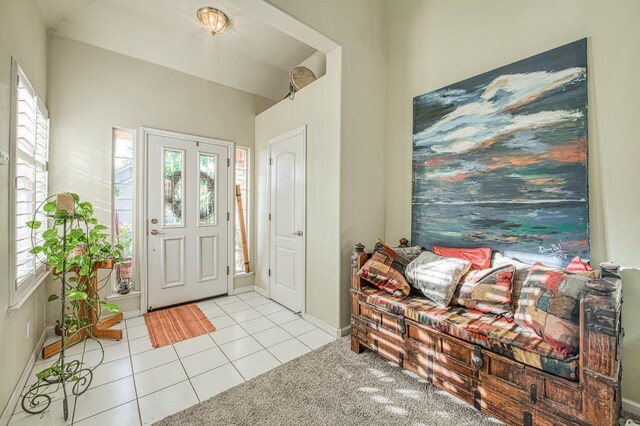 2895 W Kensington Ln, Fresno, CA 93711 - entryway with tile patterned floors and baseboards