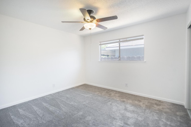 1617 W Indianapolis Ave, Fresno, CA 93705 - carpeted spare room featuring a ceiling fan and baseboards