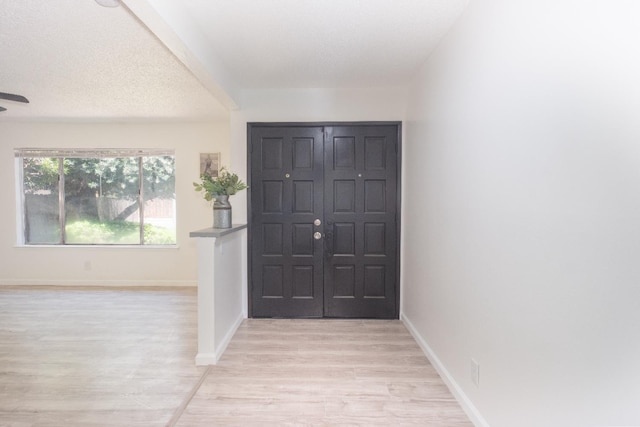 1617 W Indianapolis Ave, Fresno, CA 93705 - entrance foyer with light wood-style flooring and baseboards