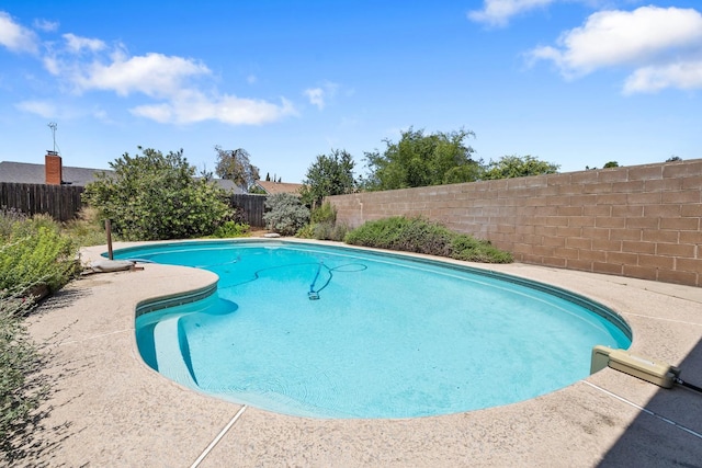2141 Akers St, Visalia, CA 93277 - view of pool with a fenced backyard