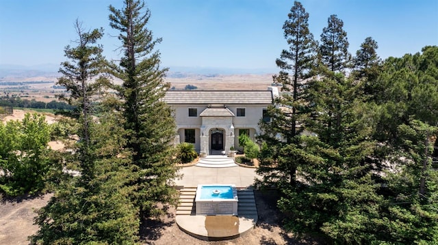 14215 Killarney Dr, Madera, CA 93636 - view of front of property with stone siding