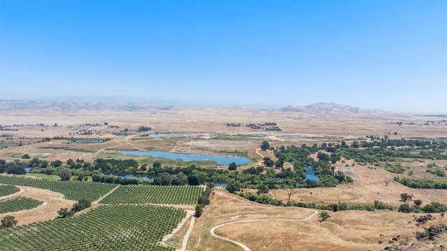 14215 Killarney Dr, Madera, CA 93636 - view of rural area featuring large plots for crops and a water and mountain view