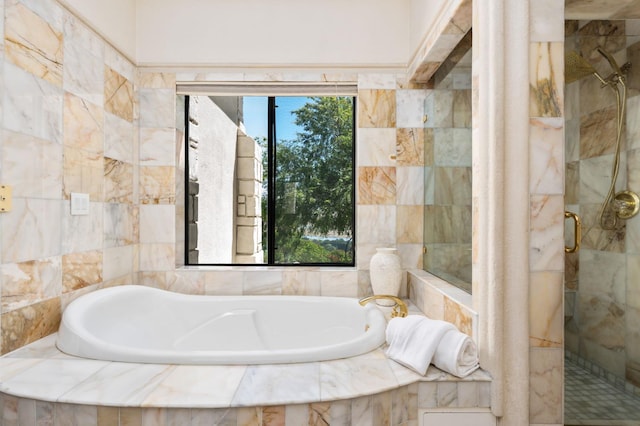 14215 Killarney Dr, Madera, CA 93636 - full bath with a garden tub and a stall shower