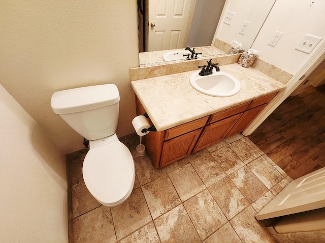 4686 W Sierra Ave, Fresno, CA 93722 - half bath with vanity and toilet