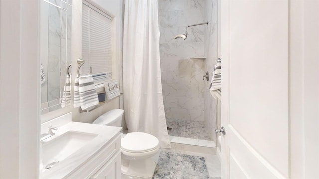 32003 Shah Ct, Coarsegold, CA 93614 - full bath with toilet, a stall shower, and vanity