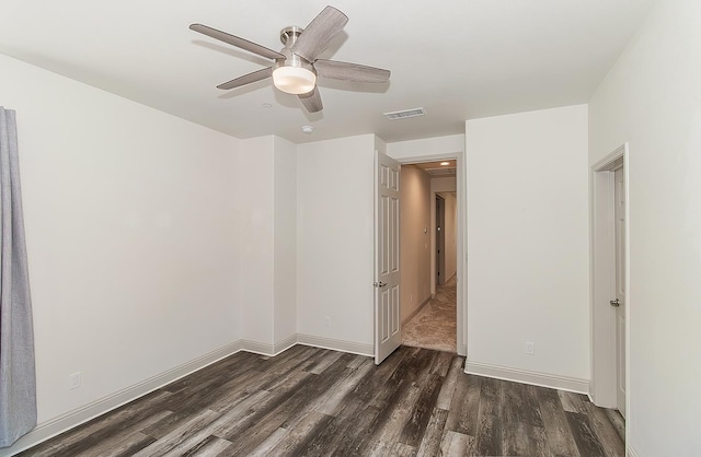 1523 N Ryan Ave, Clovis, CA 93619 - spare room with wood finished floors, a ceiling fan, and baseboards
