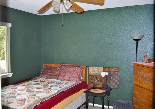 43379 Leach Rd, Ahwahnee, CA 93601 - bedroom with a ceiling fan