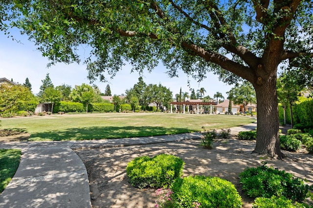 8574 N Heartland Way, Fresno, CA 93720 - surrounding community with a lawn