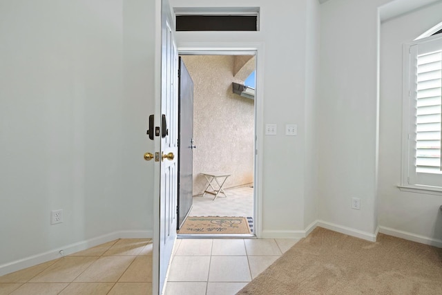 2871 E Ryan Ln, Fresno, CA 93720 - entryway with light tile patterned floors and baseboards