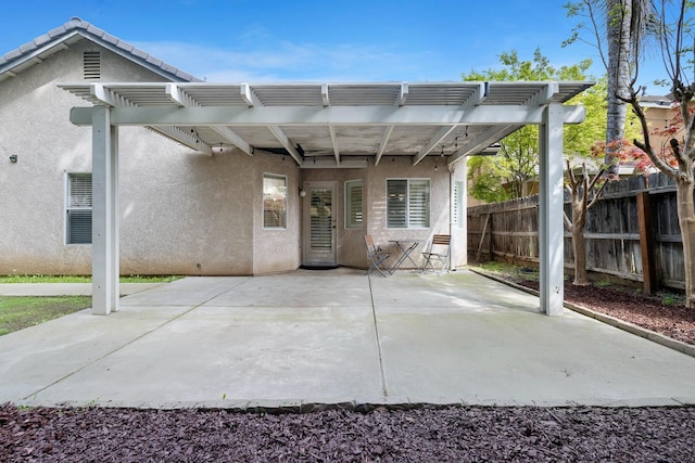 2871 E Ryan Ln, Fresno, CA 93720 - view of patio with a pergola