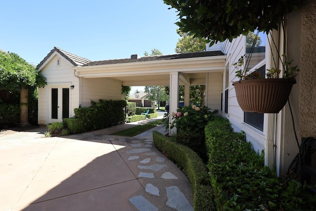 2143 Everglade Ave, Clovis, CA 93619 - view of parking / parking lot with french doors