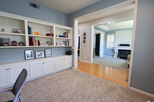 2143 Everglade Ave, Clovis, CA 93619 - unfurnished office with light carpet and baseboards