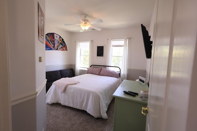 2143 Everglade Ave, Clovis, CA 93619 - bedroom with carpet and a ceiling fan