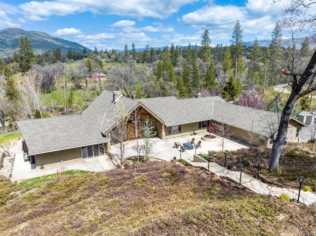55606 Rd 226, North Fork, CA 93643 - aerial view of property and surrounding area featuring a mountainous background
