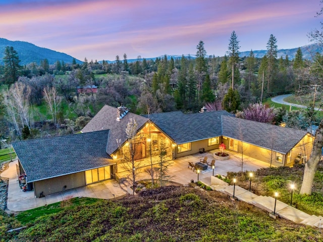 55606 Rd 226, North Fork, CA 93643 - aerial view of property and surrounding area featuring a mountain backdrop