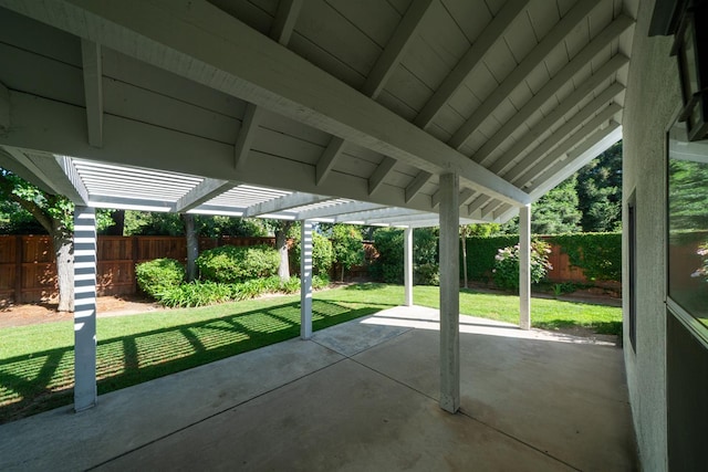 9109 N Chadwick Ln, Fresno, CA 93720 - view of patio featuring a pergola