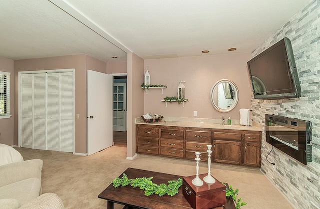 38830 Littlefield Rd, Shaver Lake, CA 93664 - bathroom with vanity
