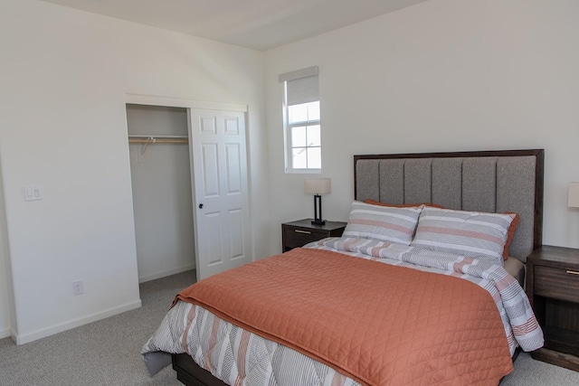 508 Laurel Crest Ave, Madera, CA 93636 - bedroom with carpet floors, a closet, and baseboards