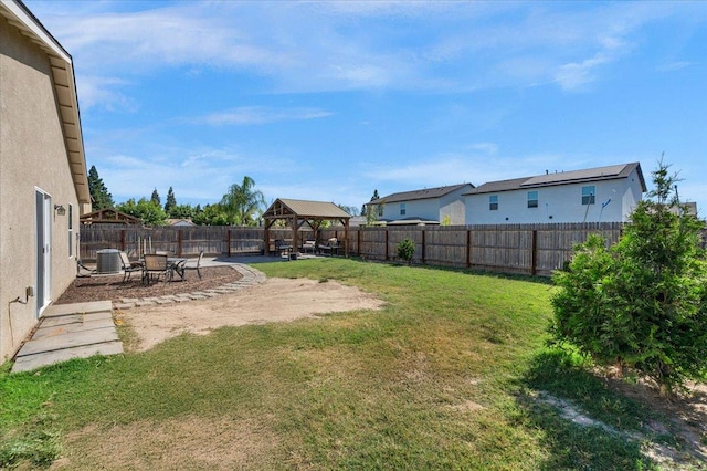 2520 S Spruce St, Visalia, CA 93292 - view of yard featuring a gazebo, a patio area, and a residential view
