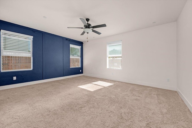 2520 S Spruce St, Visalia, CA 93292 - carpeted empty room with ceiling fan and baseboards