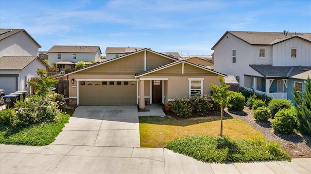 2520 S Spruce St, Visalia, CA 93292 - traditional-style home featuring an attached garage, driveway, and a residential view